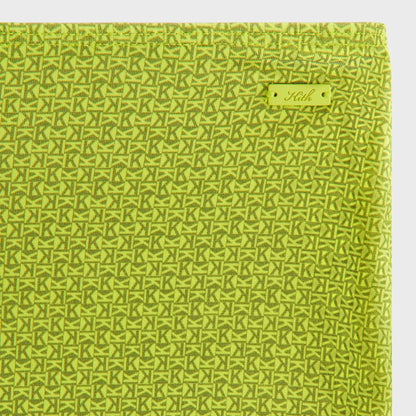 Women Kith Kith Women Mila Micro Monogram Maxi Skirt - Pistachio