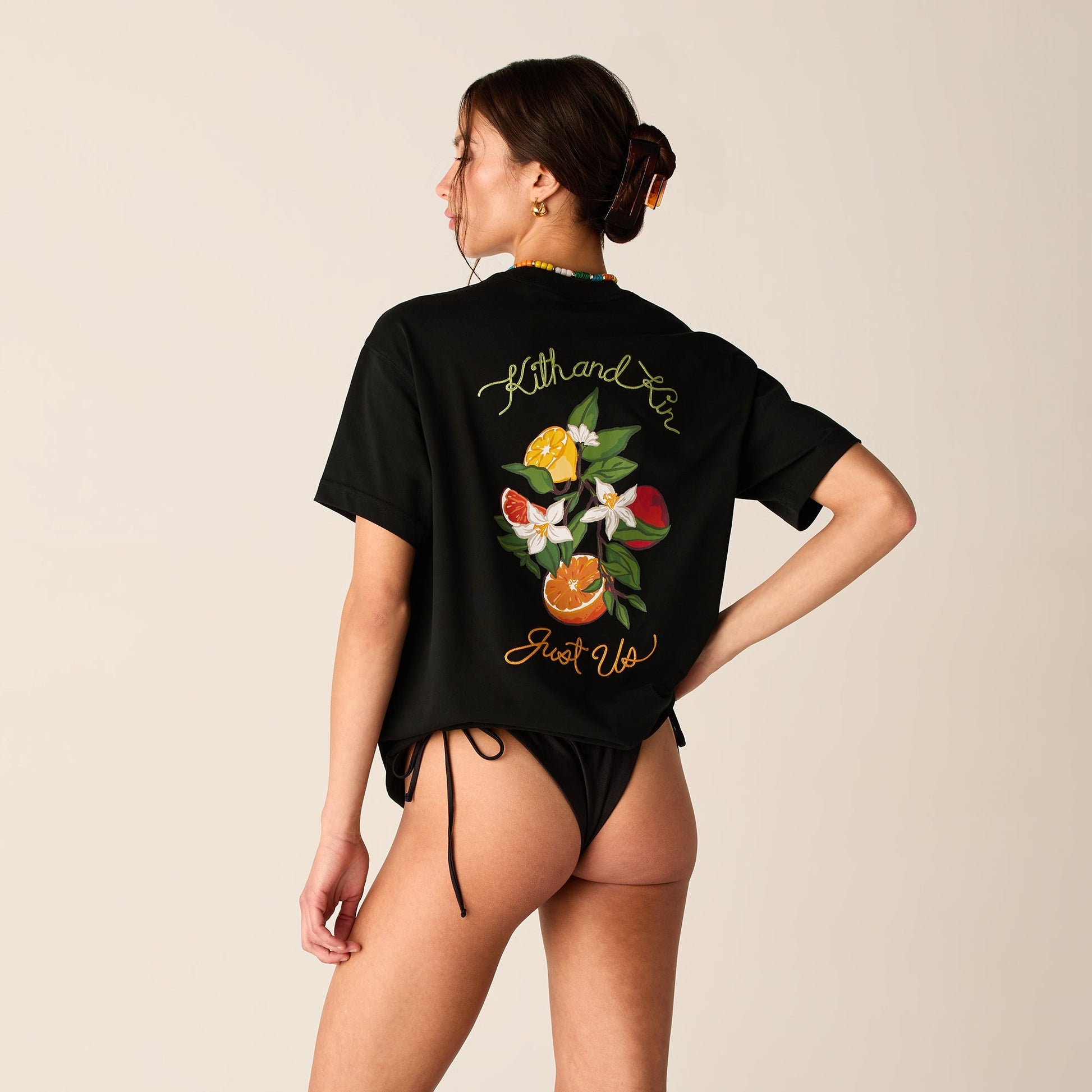 Women Kith Kith Women Citrus Vintage Tee - Black