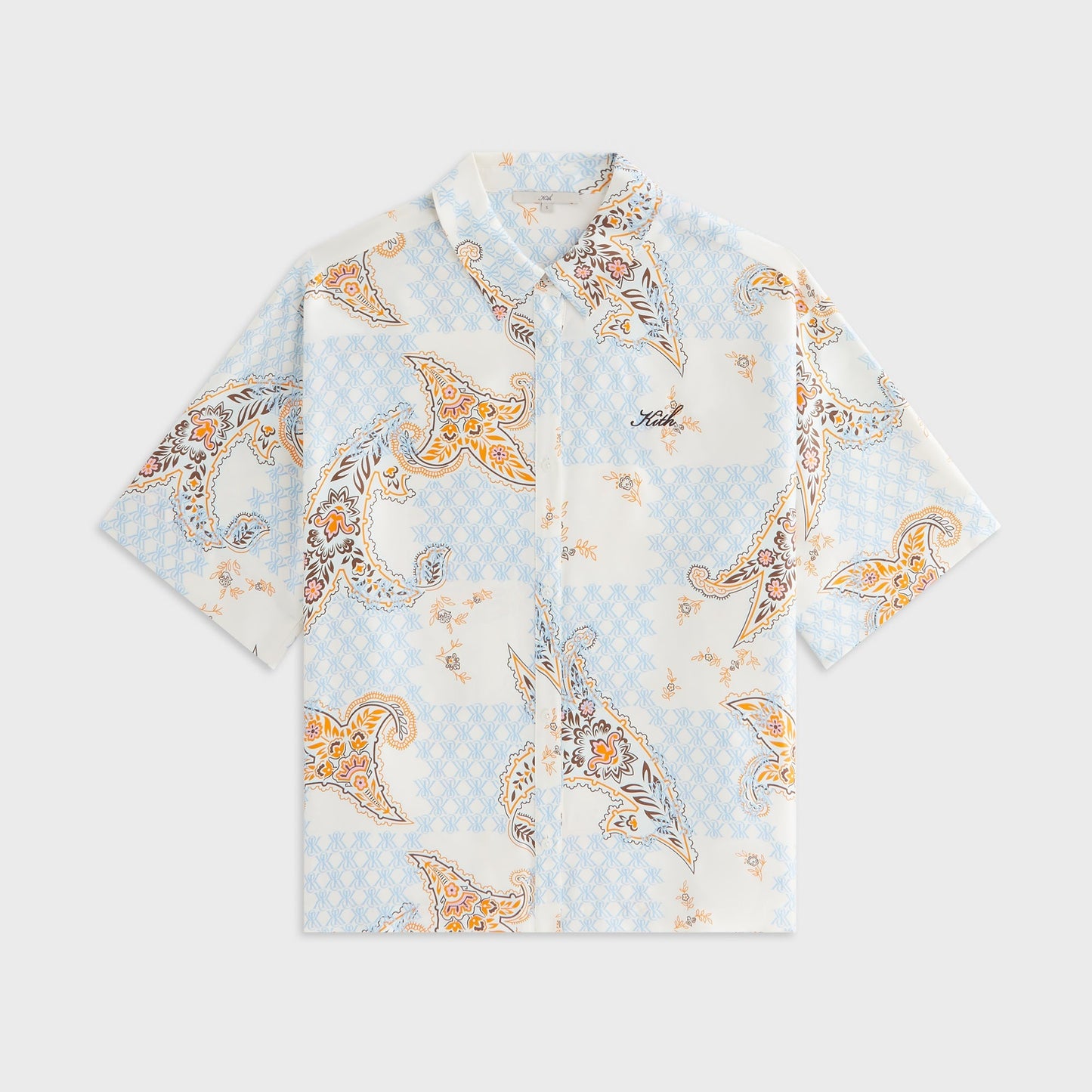 Women Kith Kith Women Mari Crest Paisley Shirt - Silk