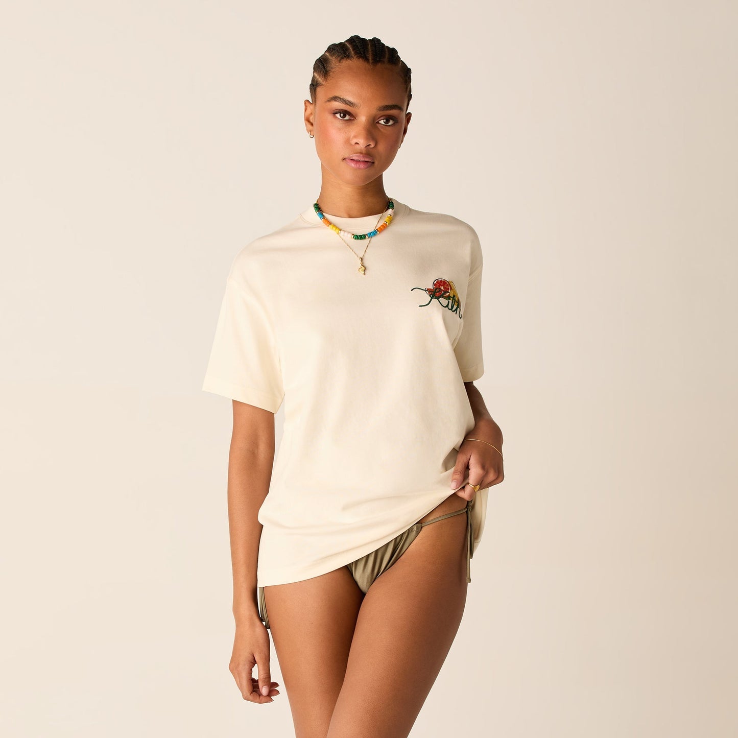 Women Kith Kith Women Citrus Vintage Tee - Sandrift