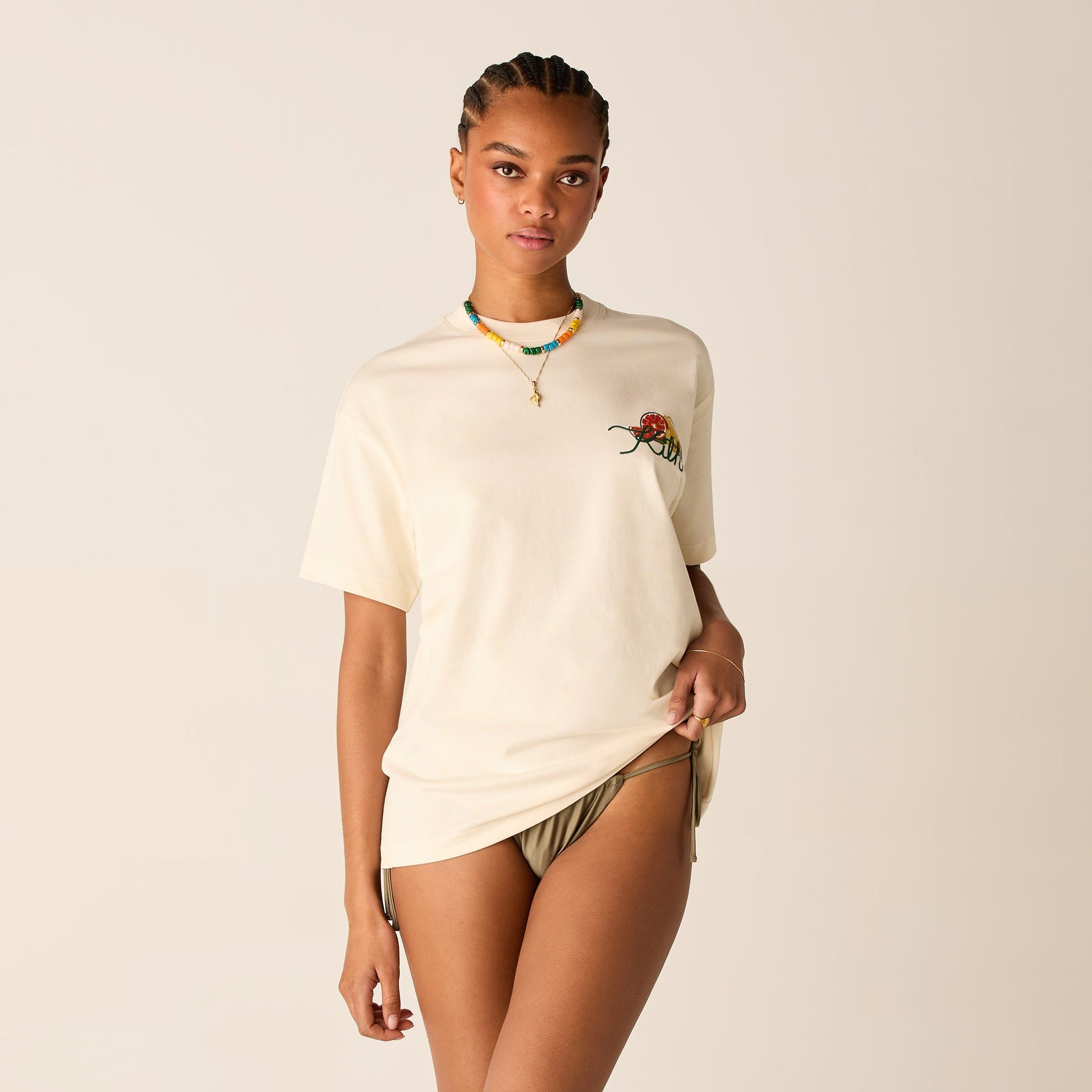 Women Kith Kith Women Citrus Vintage Tee - Sandrift