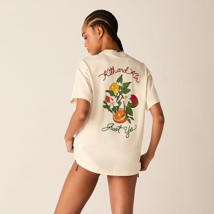 Women Kith Kith Women Citrus Vintage Tee - Sandrift