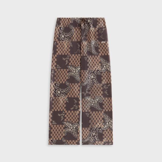 Women Kith Kith Women Michi Crest Paisley Pant - Brew