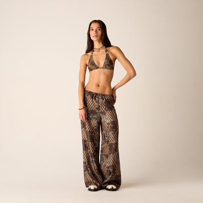 Women Kith Kith Women Michi Crest Paisley Pant - Brew