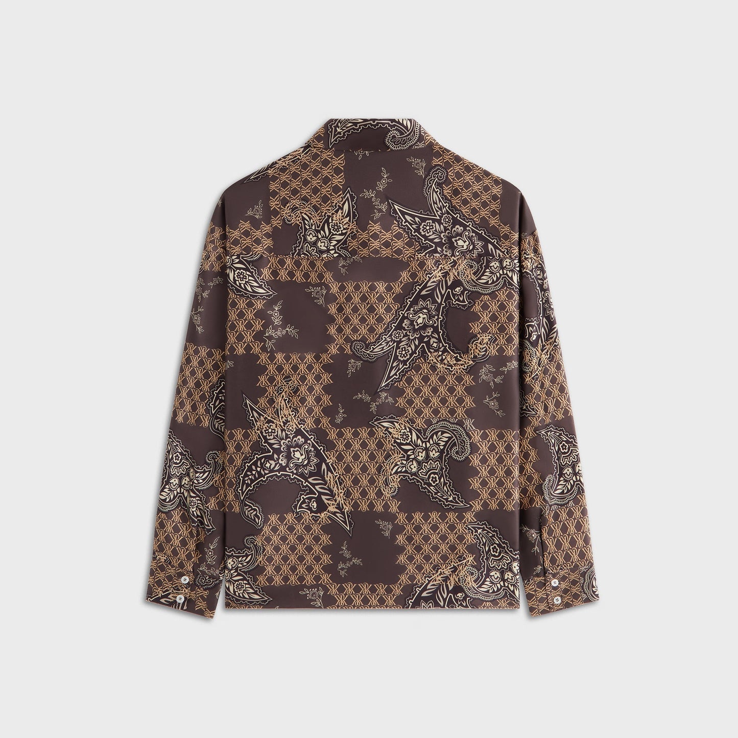 Women Kith Kith Women Siena Crest Paisley Shirt - Brew