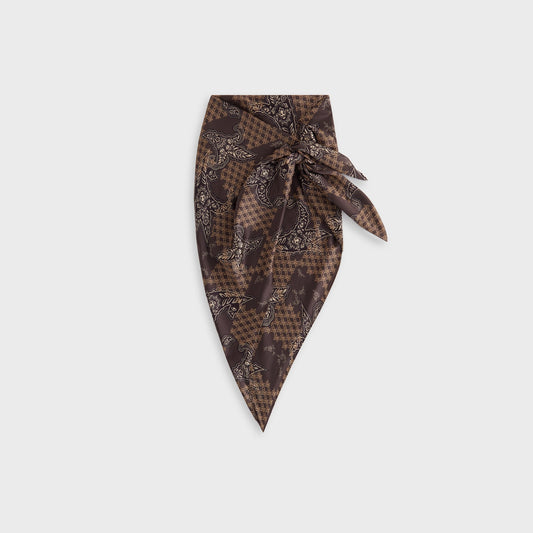 Women Kith Kith Women Printed Silk Sarong - Brew