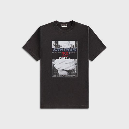 Men Kith Kith Treats Double Feature Vintage Tee - Black