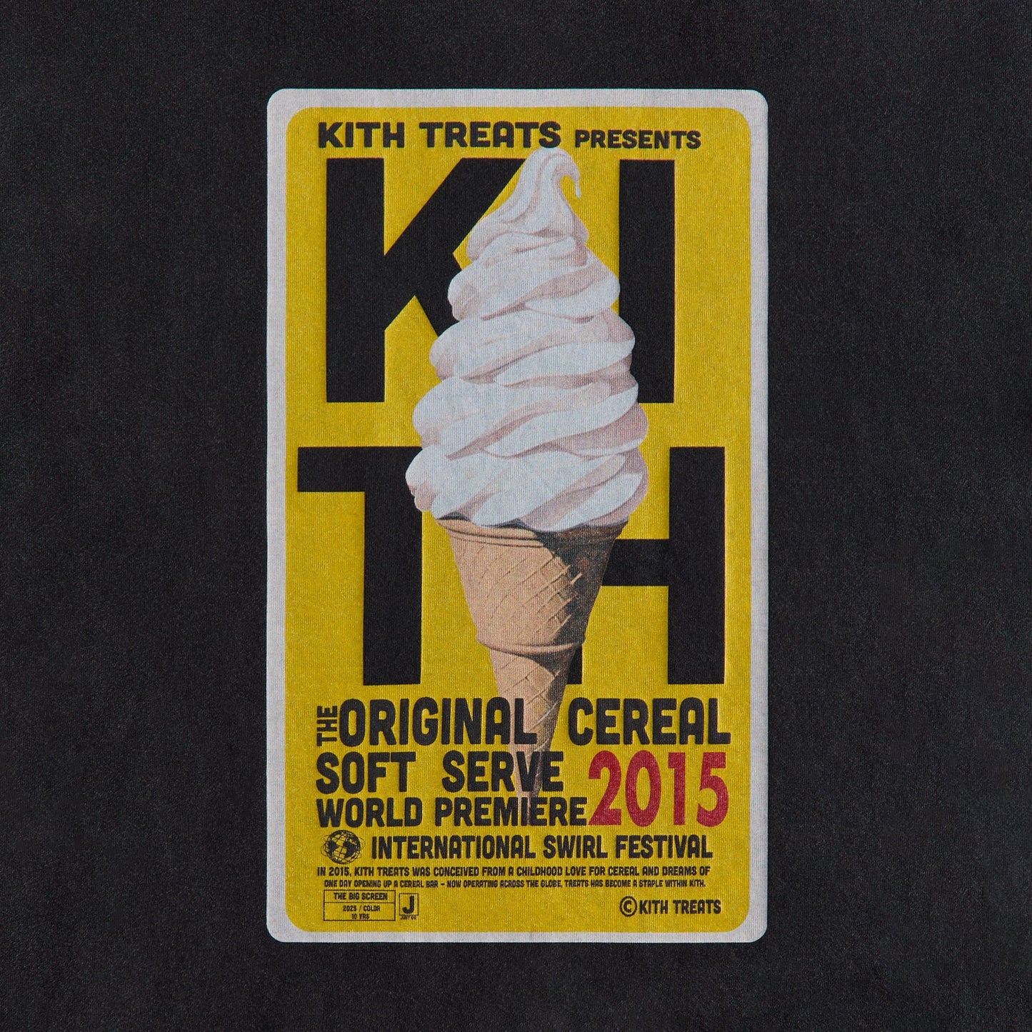 Men Kith Kith Treats Film Festival Vintage Tee - Black