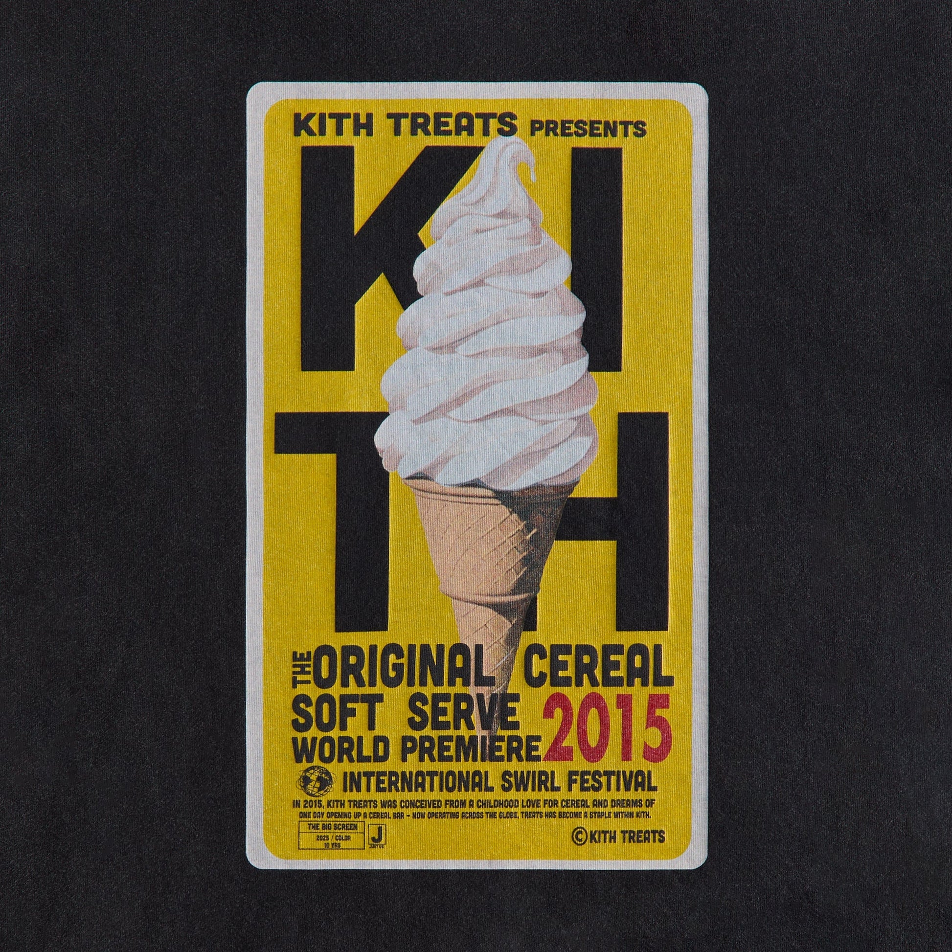 Men Kith Kith Treats Film Festival Vintage Tee - Black