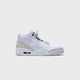 White / Metallic Silver