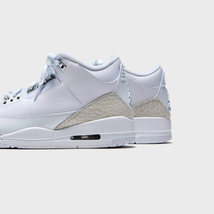 Men Kith Jordan Air Jordan 3 - White / Metallic Silver