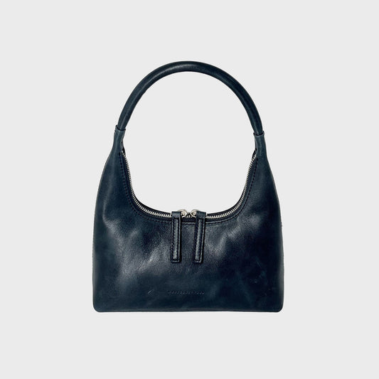 Women Kith MARGESHERWOOD Hobo Mini Shoulder Bag - Navy Pull Up