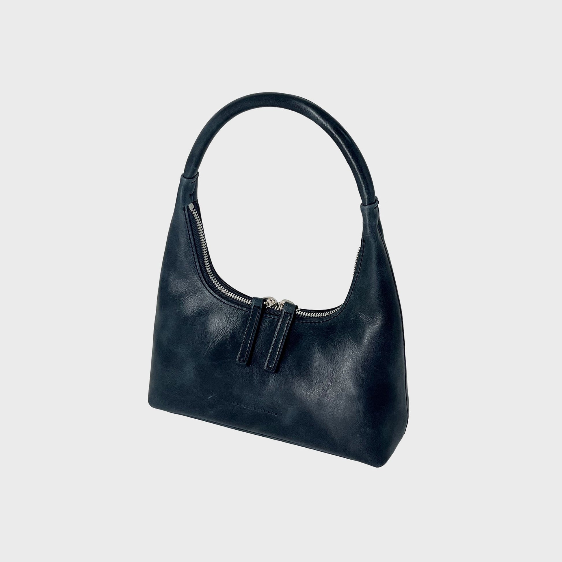 Women Kith MARGESHERWOOD Hobo Mini Shoulder Bag - Navy Pull Up