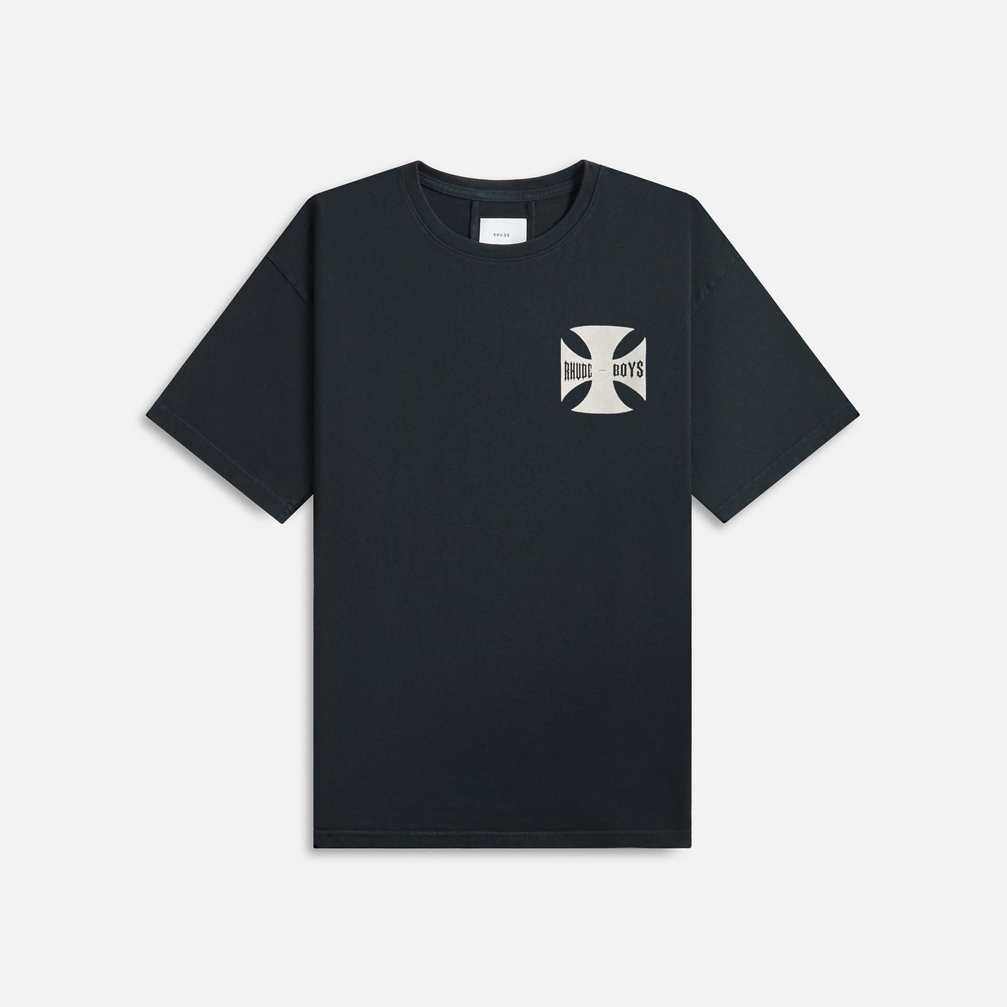 Men Kith Rhude Boys Tee - Vintage Black