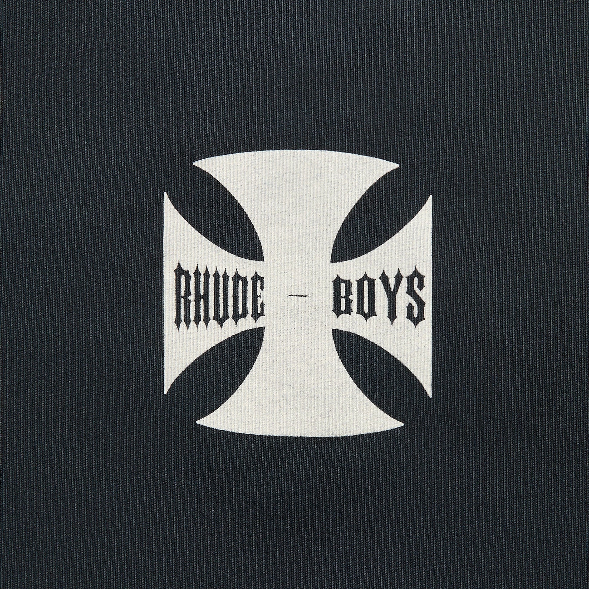 Men Kith Rhude Boys Tee - Vintage Black