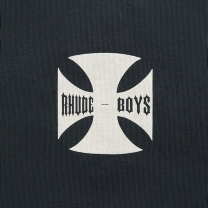 Men Kith Rhude Boys Tee - Vintage Black
