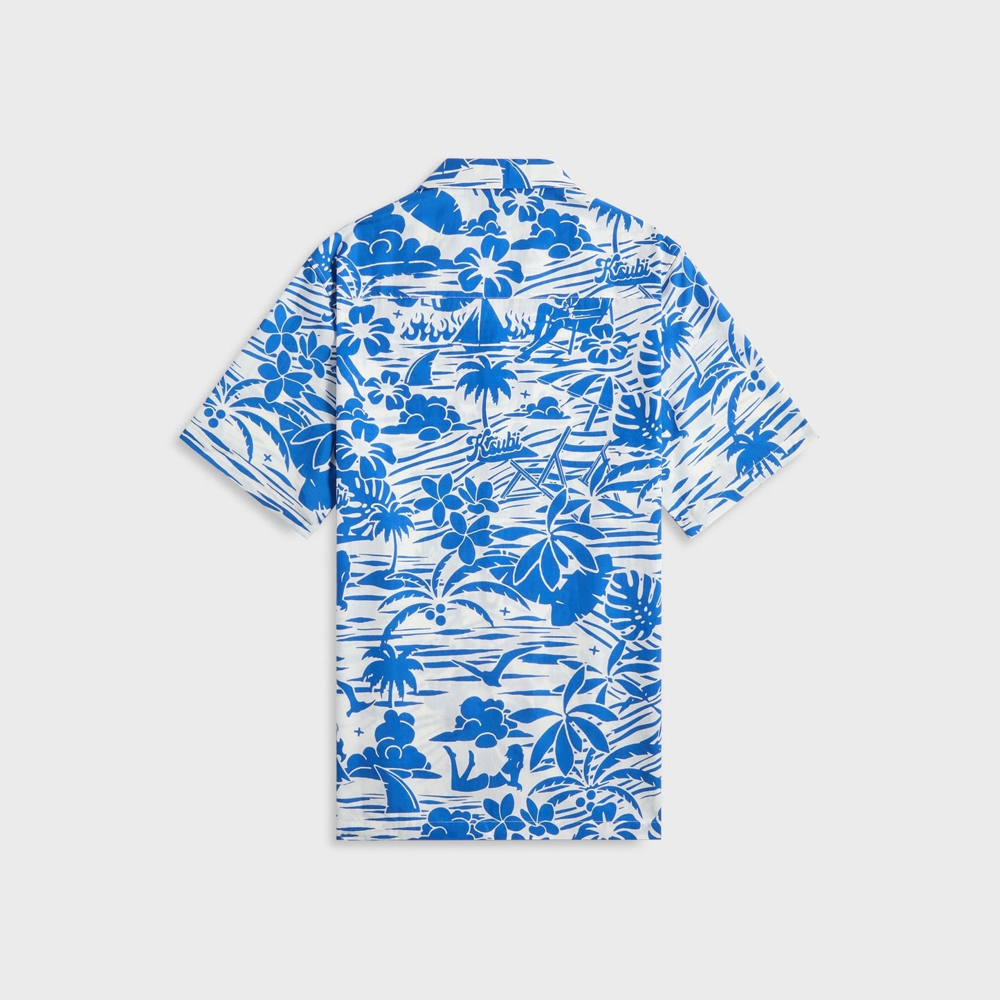 Men Kith Ksubi Lagoon Resort Shirt - Blue