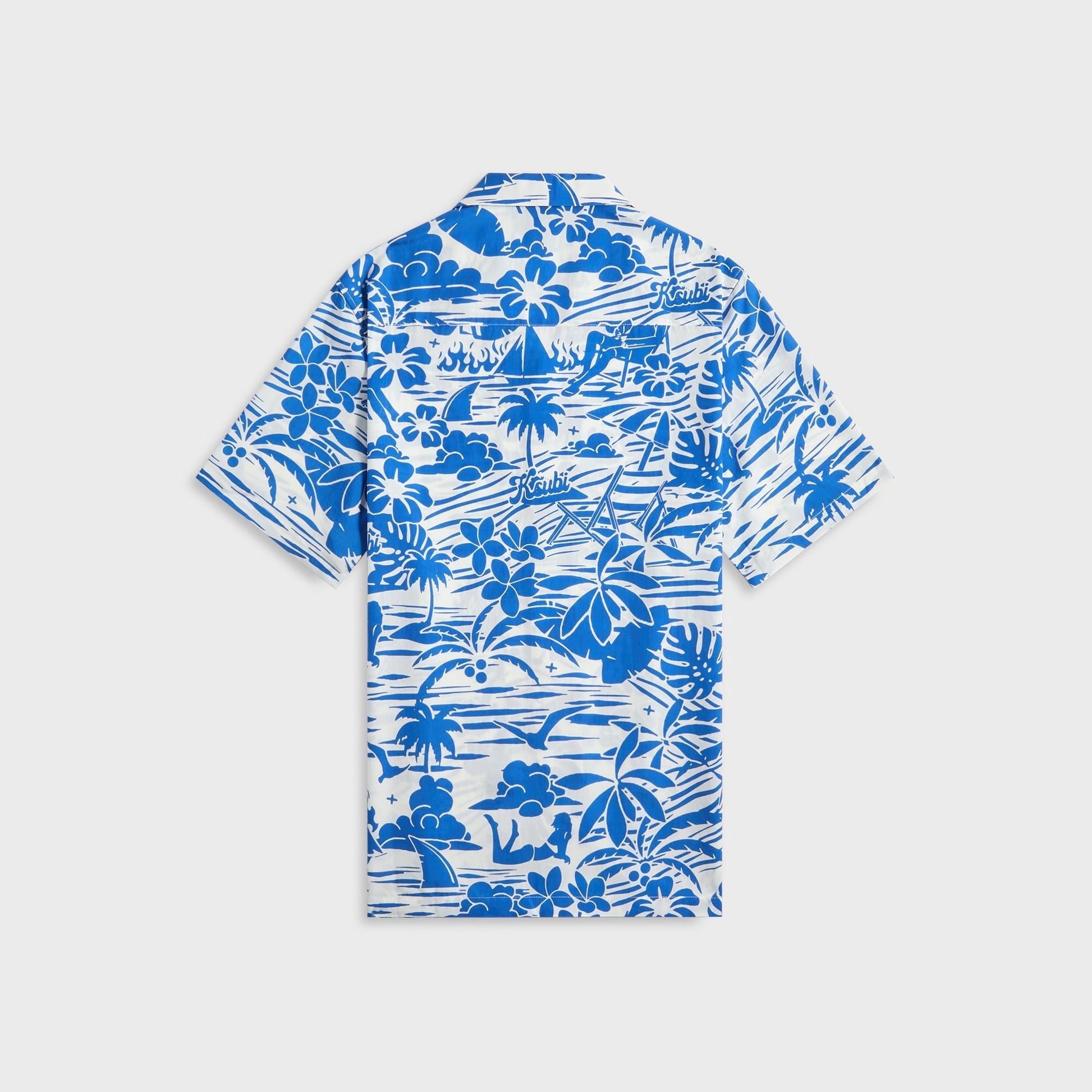 Men Kith Ksubi Lagoon Resort Shirt - Blue