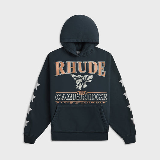 Men Kith Rhude Cambridge State Champs Hoodie - Vintage Black