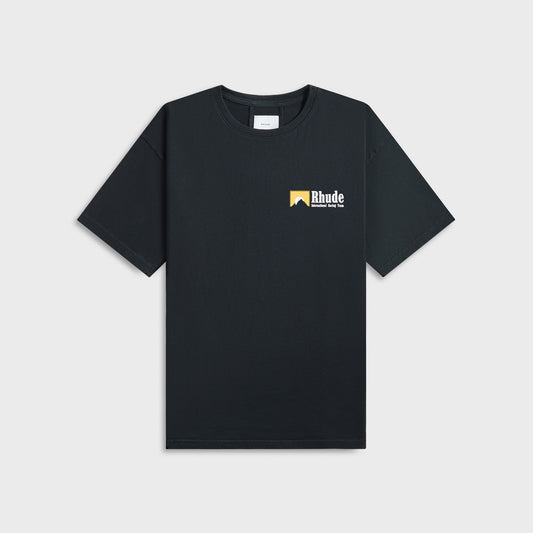 Men Kith Rhude International Racing Logo Tee - Vintage Black