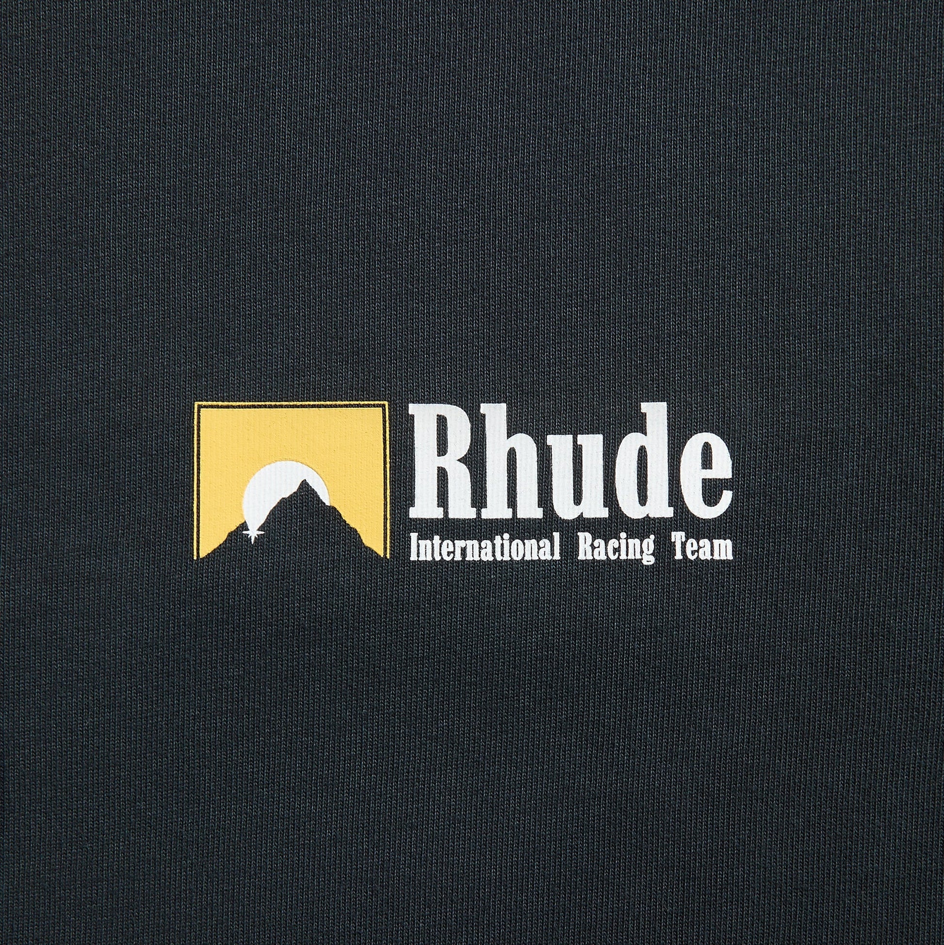 Men Kith Rhude International Racing Logo Tee - Vintage Black