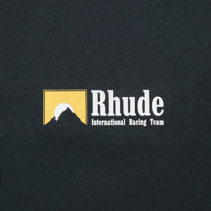 Men Kith Rhude International Racing Logo Tee - Vintage Black