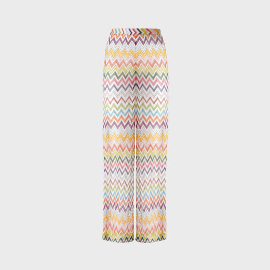 Women Kith Missoni Trousers - Multicolor White Base