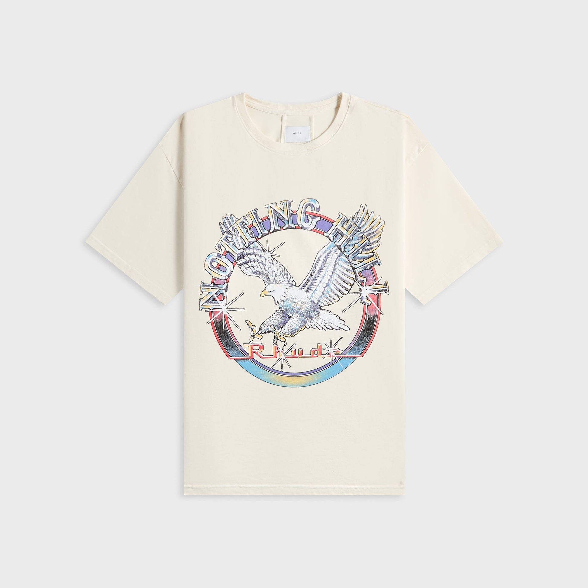 Men Kith Rhude Notting Hill Eagle Tee - Vintage White