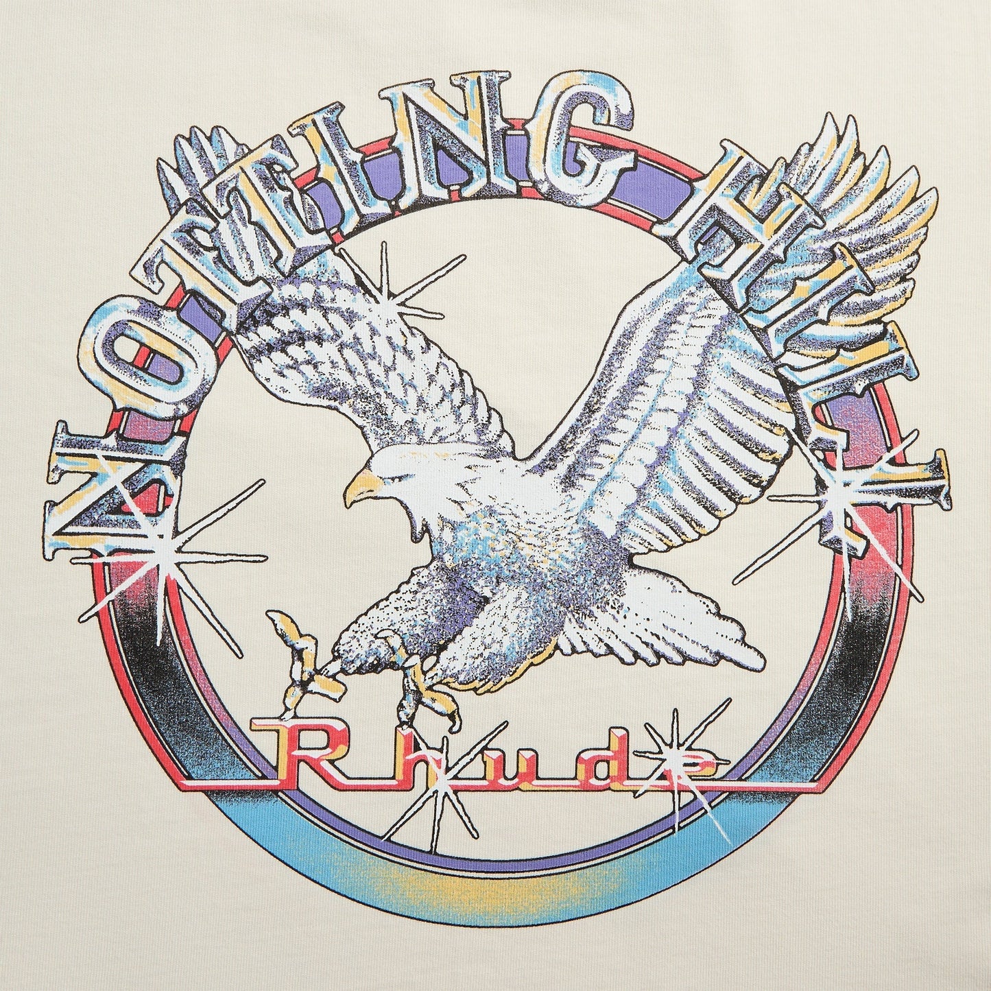 Men Kith Rhude Notting Hill Eagle Tee - Vintage White