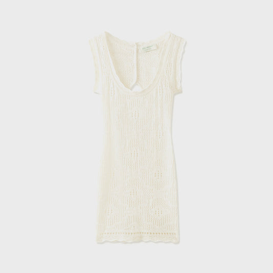 Women Kith Asta Resort Eve Crochet Mini Dress - Salt