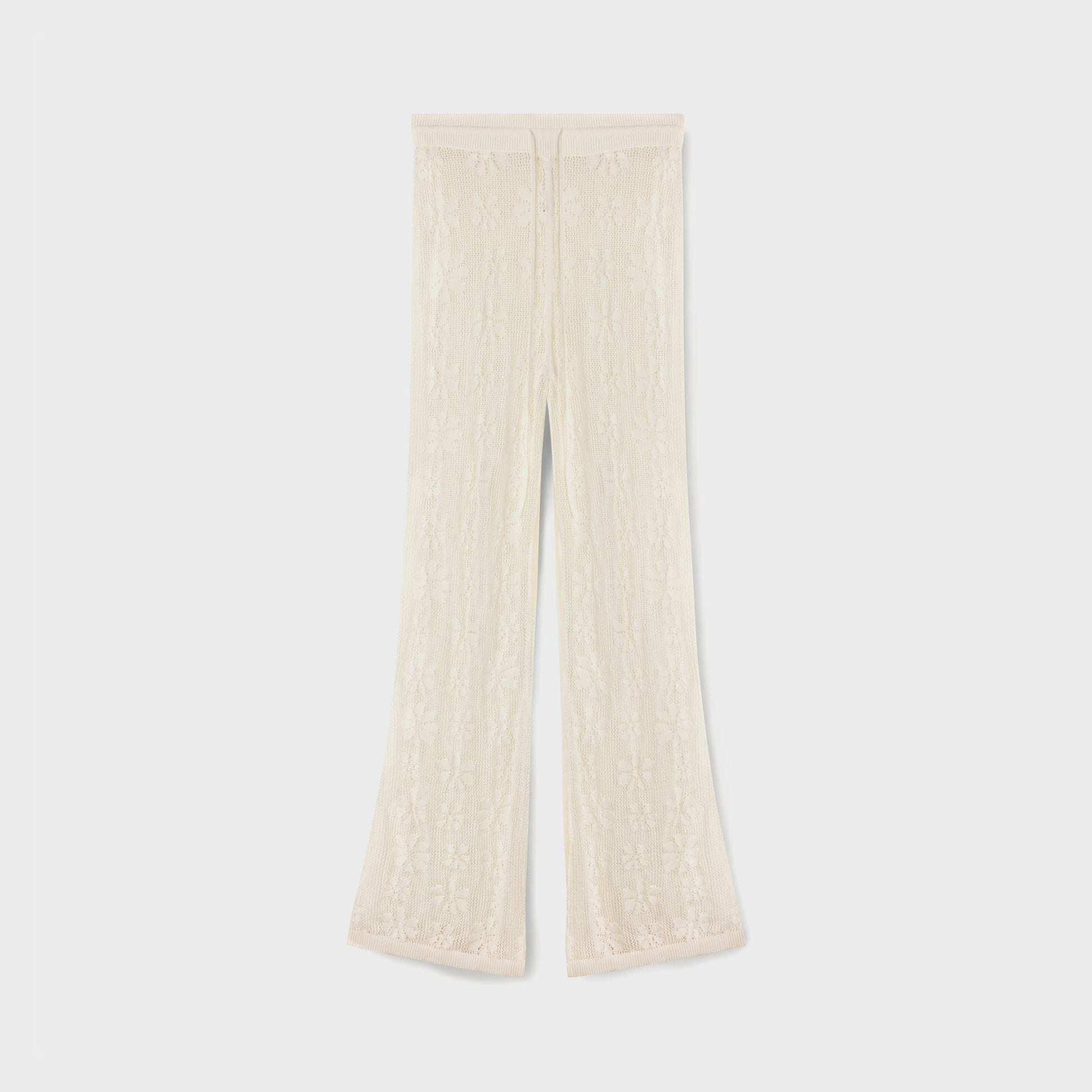Women Kith Asta Resort Delilah Crochet Pant - Salt