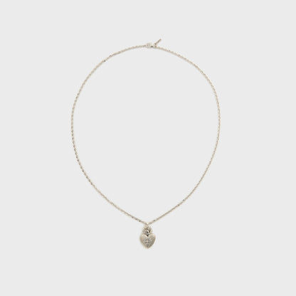 Men Kith Emanuele Bicocchi Sacred Heart Necklace - Silver