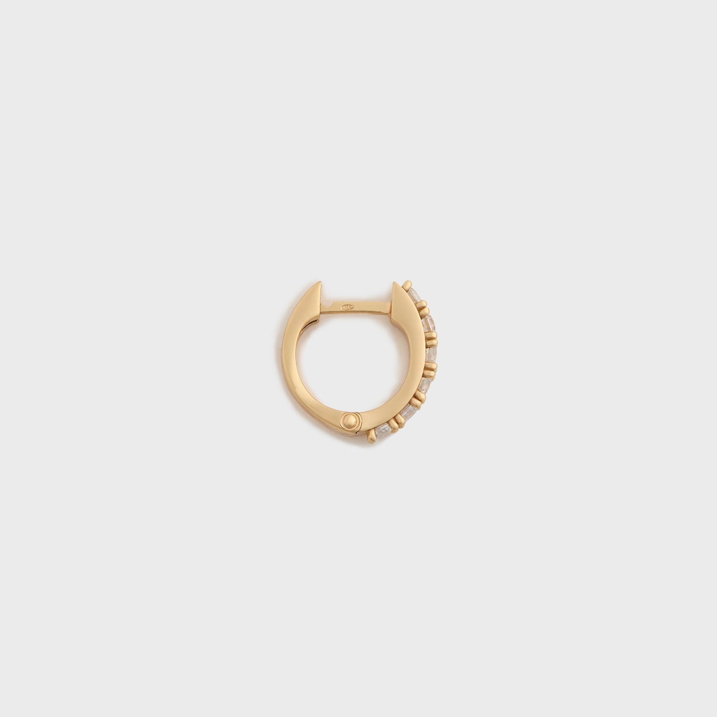 Men Kith Emanuele Bicocchi Gold Crystal Earring Single - Gold