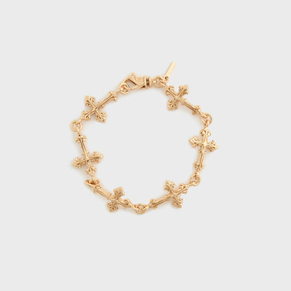 Men Kith Emanuele Bicocchi Gold Large Multi-Cross Bracelet - Gold