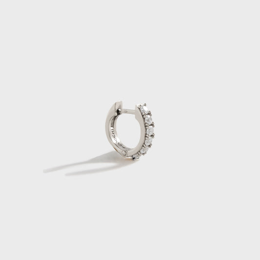 Men Kith Emanuele Bicocchi Crystal Earring Single - Silver