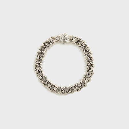 Men Kith Emanuele Bicocchi Flourishing Chain Bracelet Small - Silver