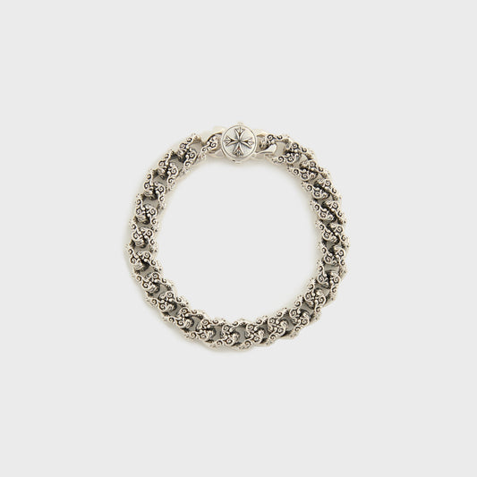 Men Kith Emanuele Bicocchi Flourishing Chain Bracelet Small - Silver