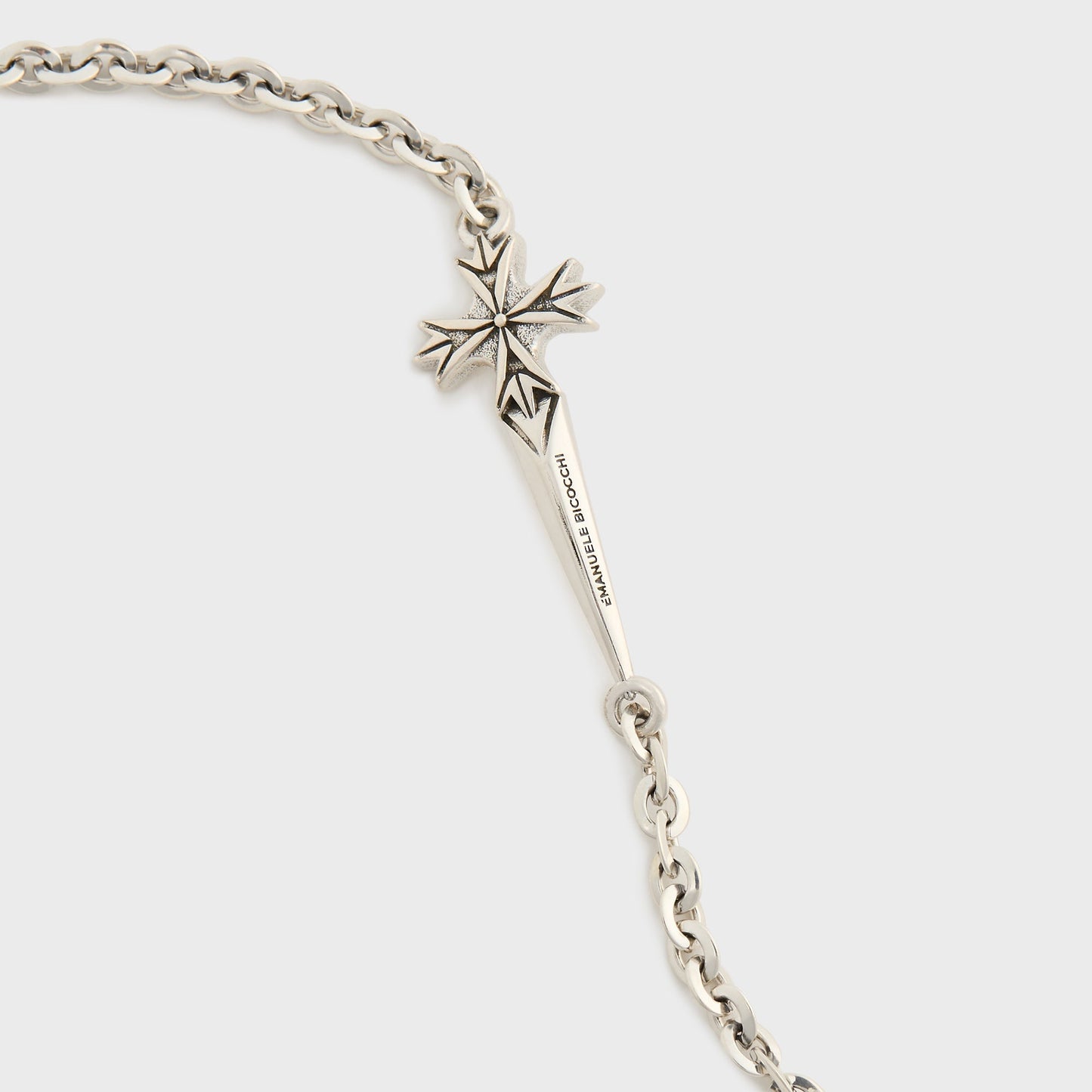 Men Kith Emanuele Bicocchi Pugnale Bracelet - Silver