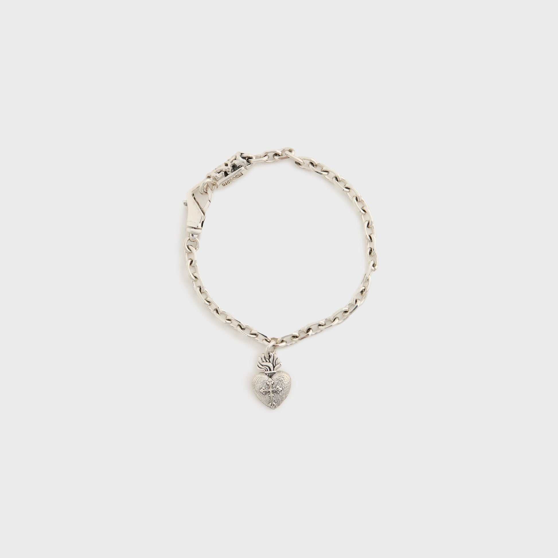 Men Kith Emanuele Bicocchi Sacred Heart Bracelet - Silver