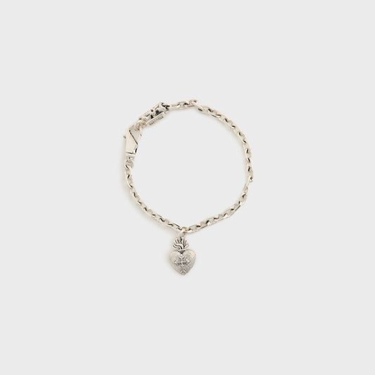 Men Kith Emanuele Bicocchi Sacred Heart Bracelet - Silver