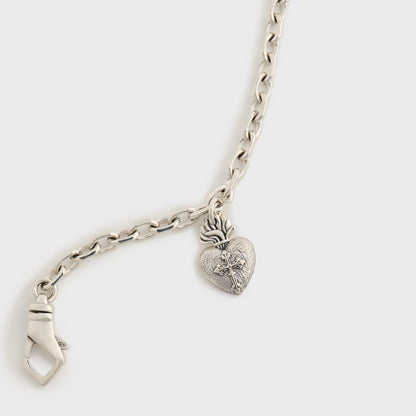 Men Kith Emanuele Bicocchi Sacred Heart Bracelet - Silver