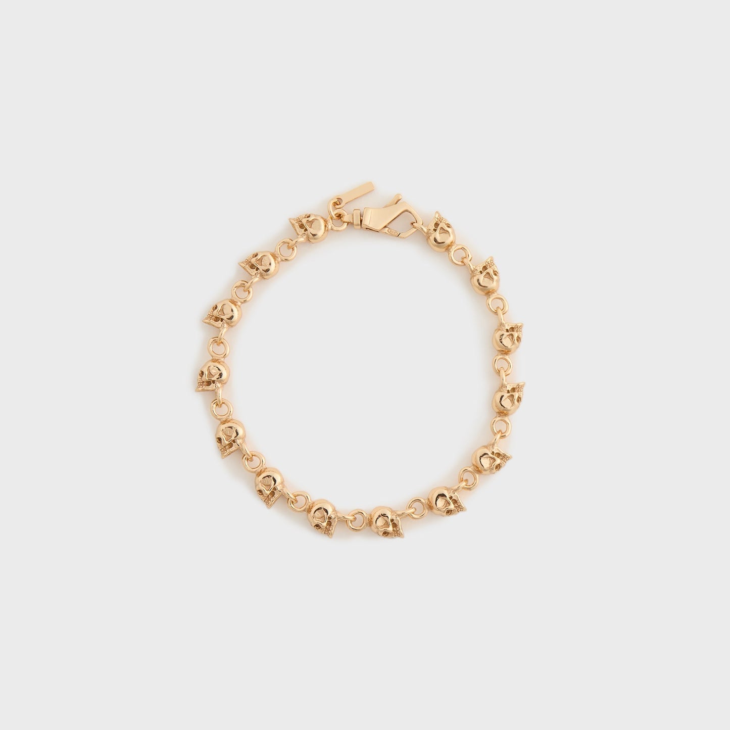 Men Kith Emanuele Bicocchi Gold Multi-Skull Bracelet - Gold