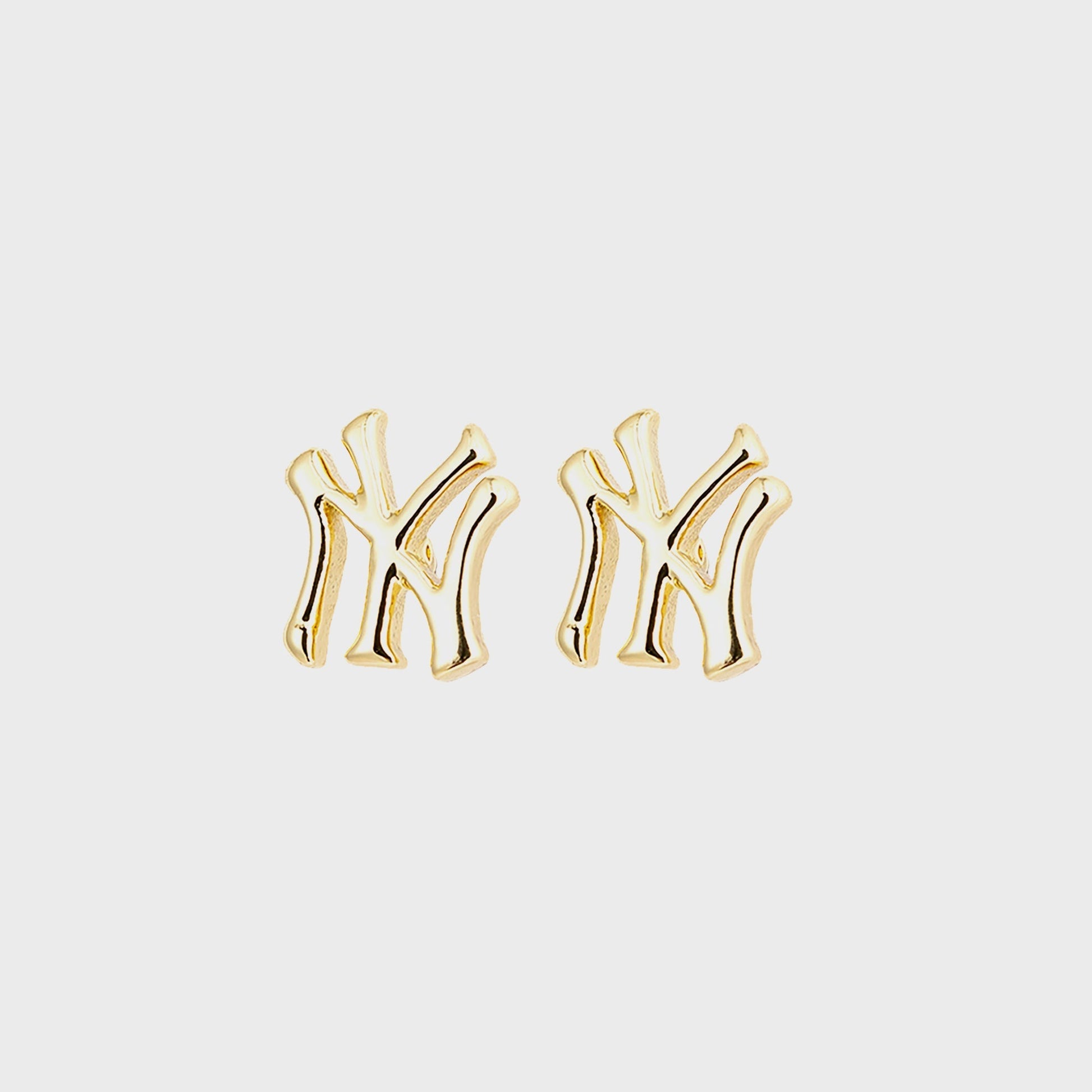 Women Kith Luv AJ The NY Logo Stud Earrings - Gold