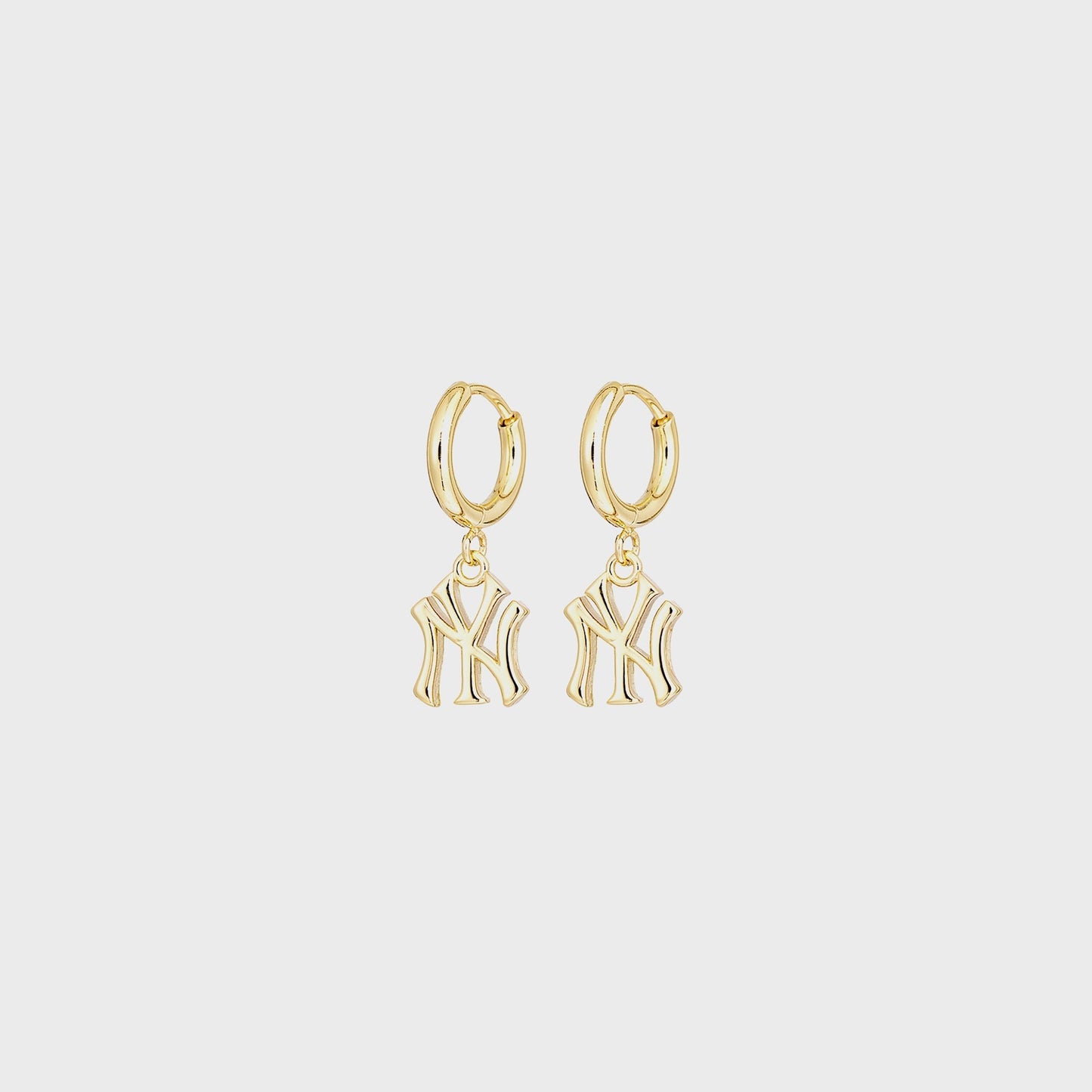 Women Kith Luv AJ The NY Logo Charm Earrings - Gold