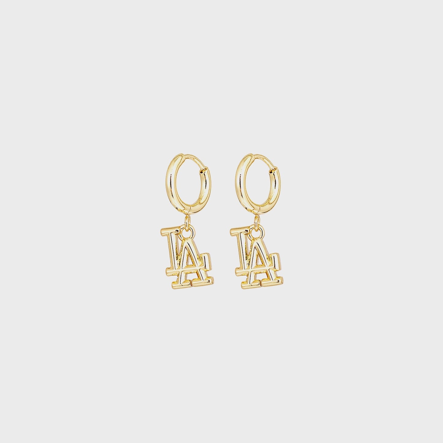 Women Kith Luv AJ The LA Logo Charm Earrings - Gold