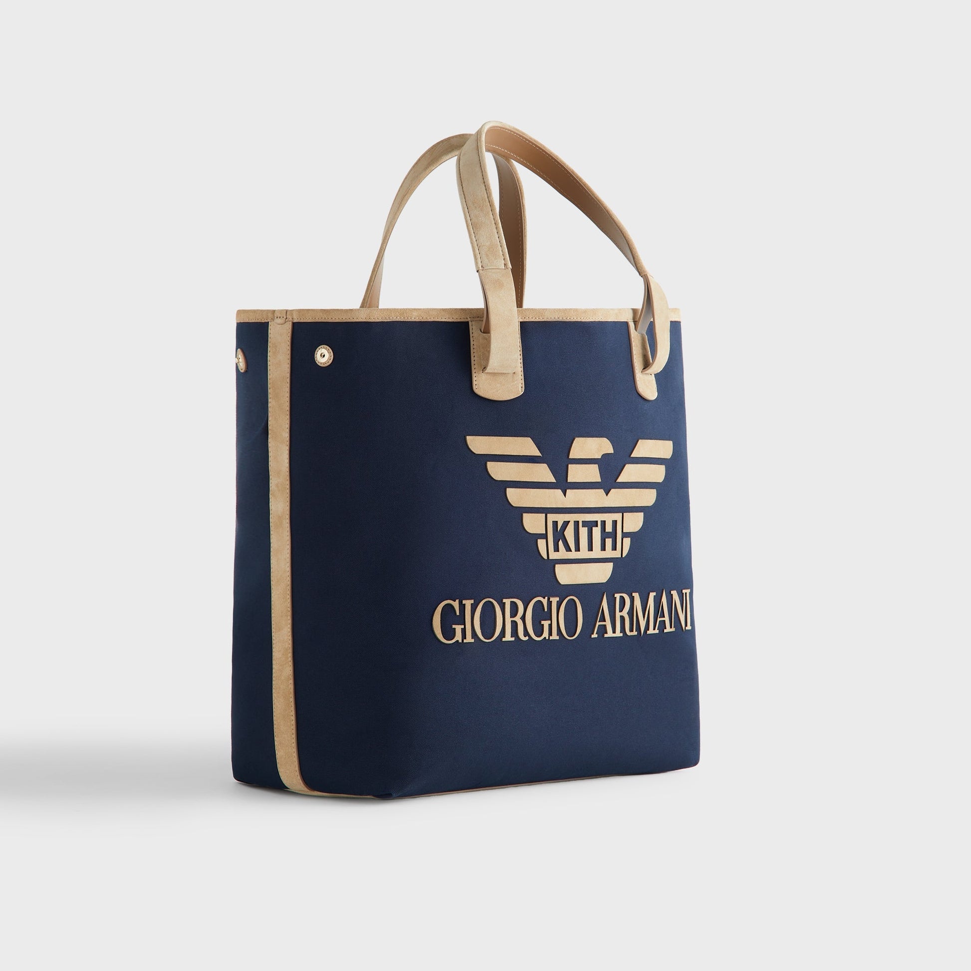 Men Kith Giorgio Armani & Kith Canvas Tote - Nocturnal