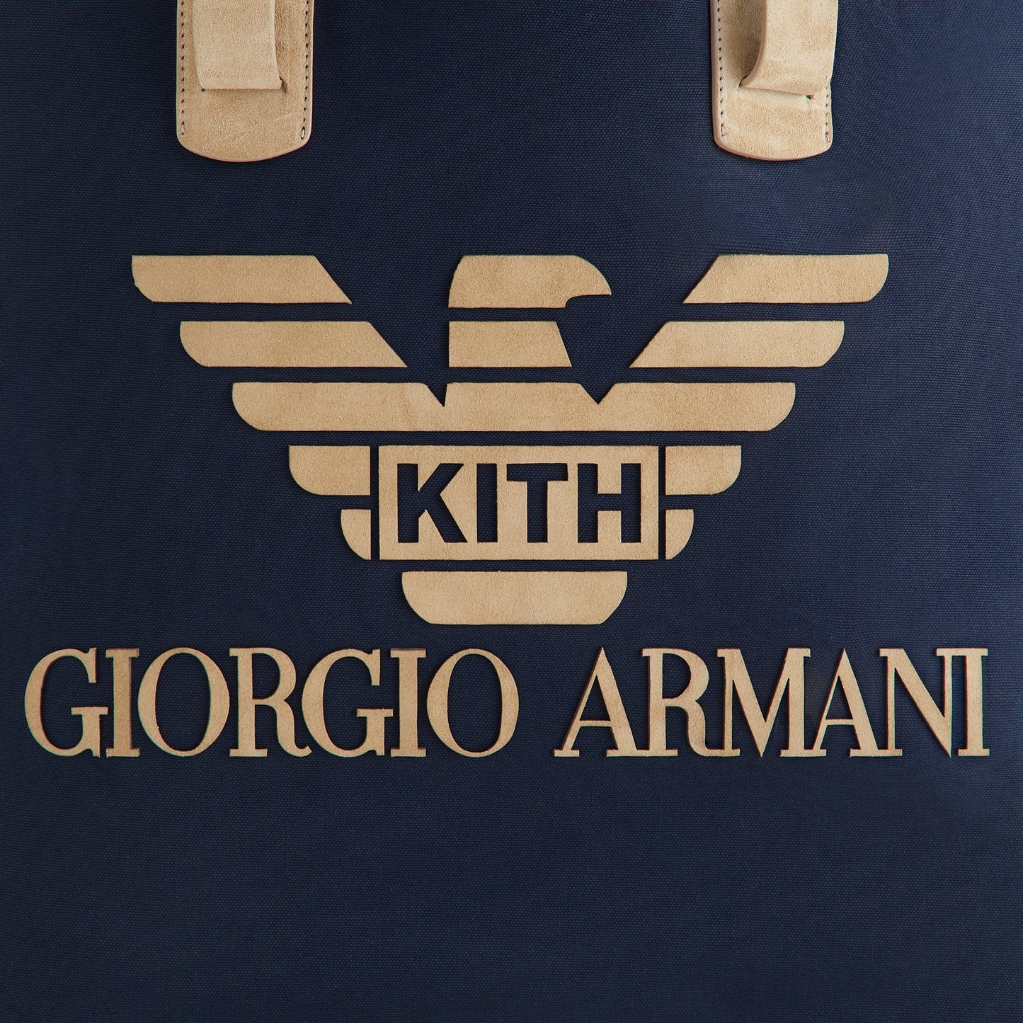 Men Kith Giorgio Armani & Kith Canvas Tote - Nocturnal