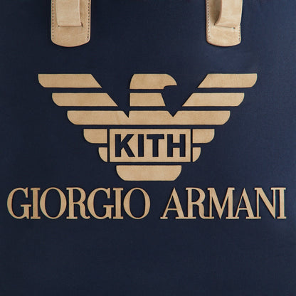 Men Kith Giorgio Armani & Kith Canvas Tote - Nocturnal