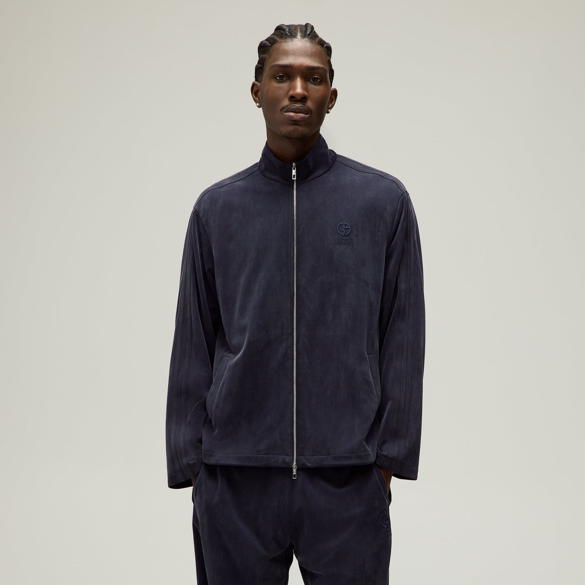 Men Kith Giorgio Armani & Kith Ali Track Jacket - Nocturnal