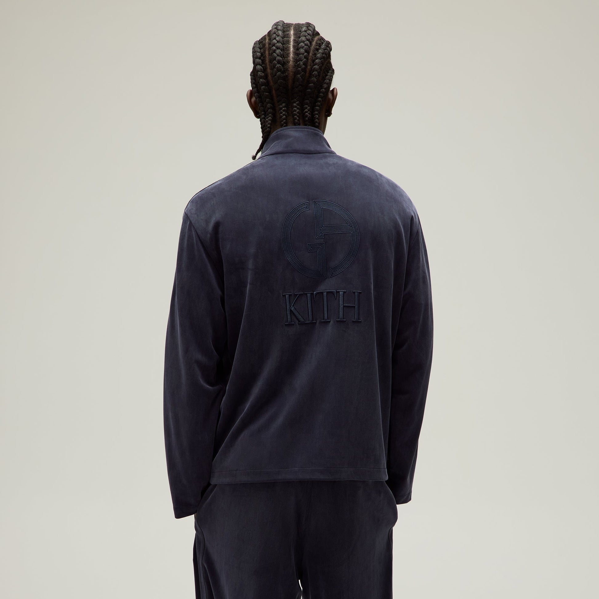 Men Kith Giorgio Armani & Kith Ali Track Jacket - Nocturnal